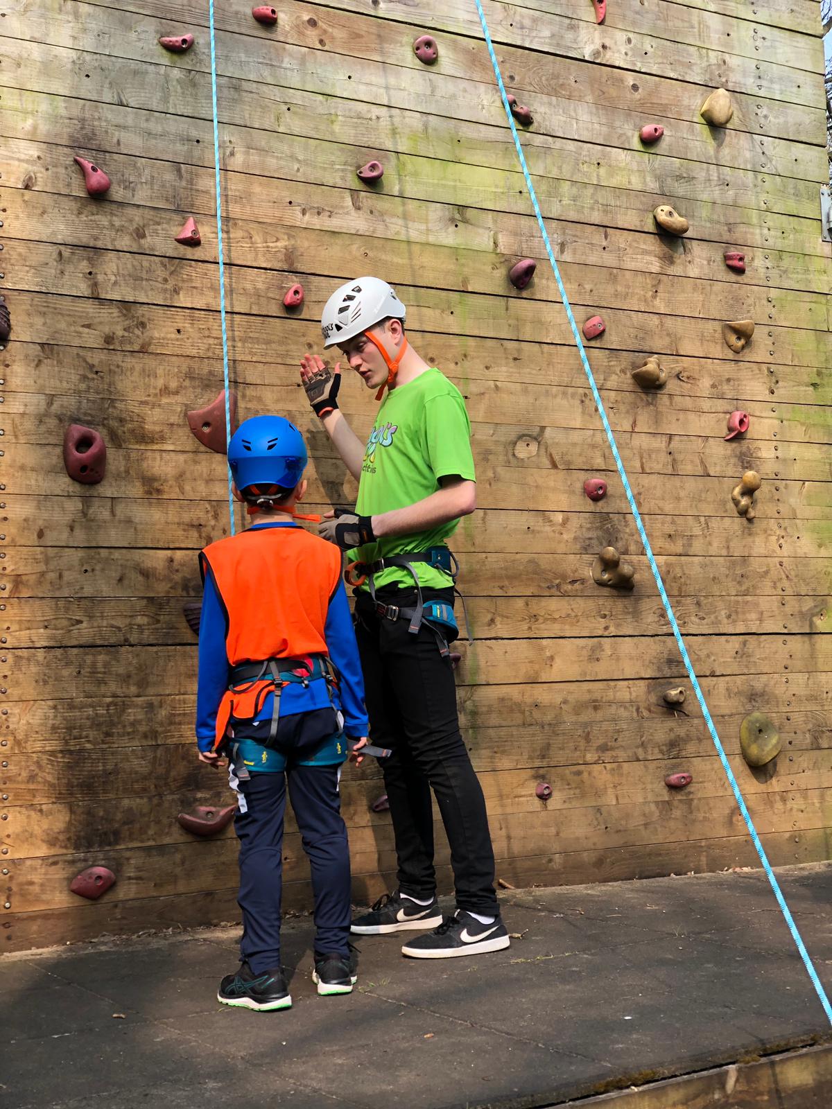 Adrenaline Adventure leader in green uniform